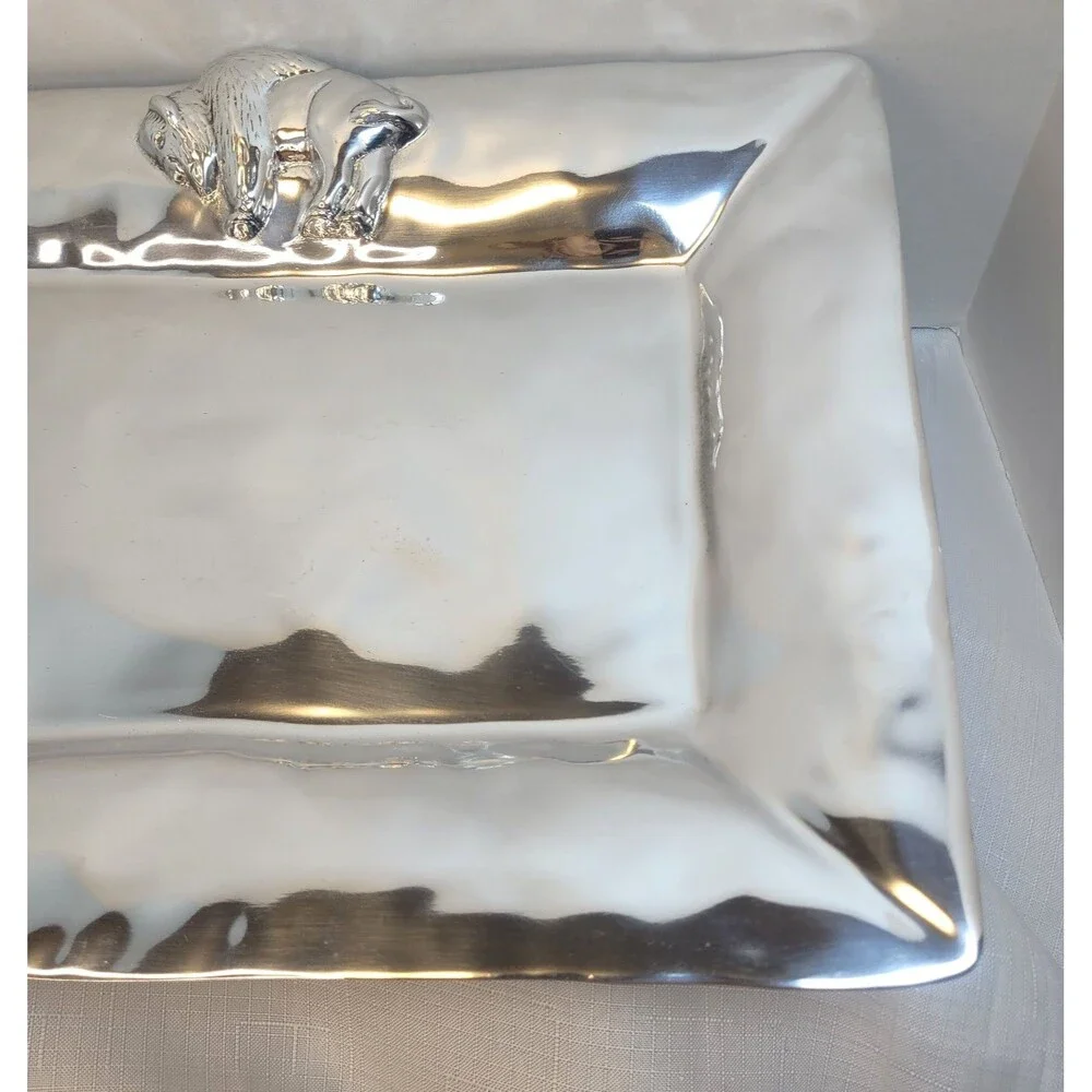Beatriz Ball Western Buffalo Large Rectangle Serving Tray 15